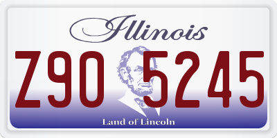IL license plate Z905245