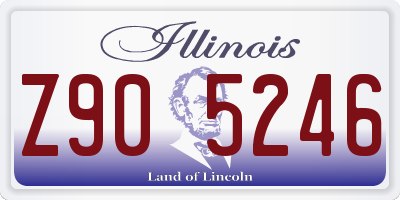 IL license plate Z905246
