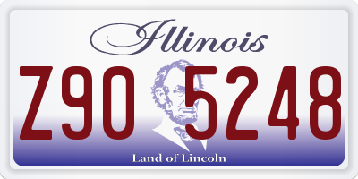 IL license plate Z905248