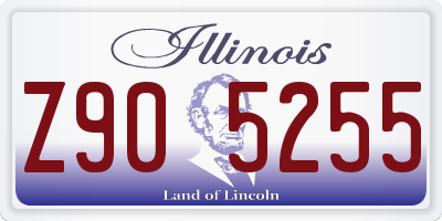 IL license plate Z905255
