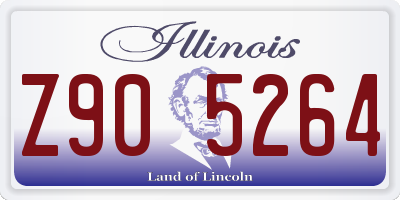IL license plate Z905264