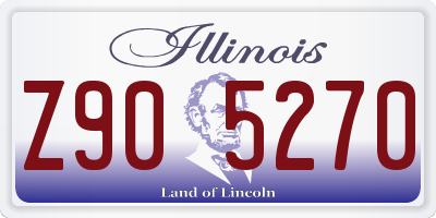 IL license plate Z905270