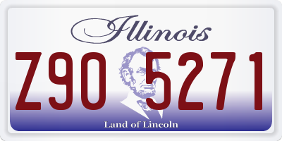 IL license plate Z905271