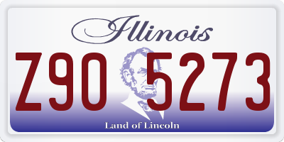 IL license plate Z905273