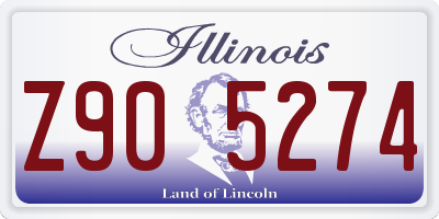 IL license plate Z905274