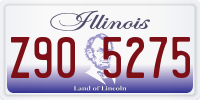 IL license plate Z905275
