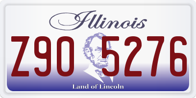 IL license plate Z905276