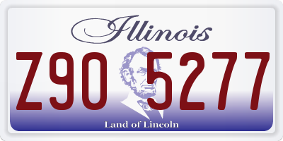 IL license plate Z905277