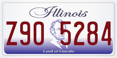 IL license plate Z905284