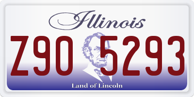 IL license plate Z905293