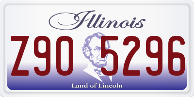 IL license plate Z905296