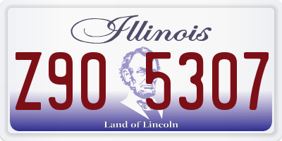IL license plate Z905307