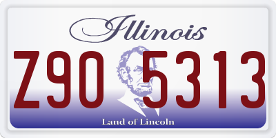 IL license plate Z905313