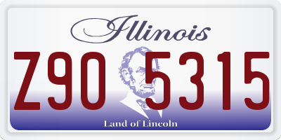 IL license plate Z905315