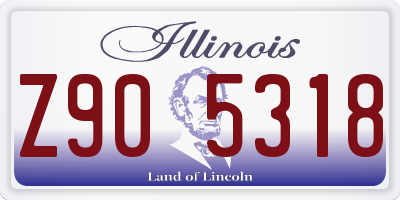 IL license plate Z905318