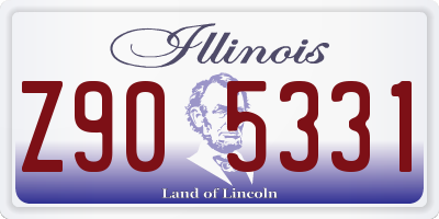 IL license plate Z905331