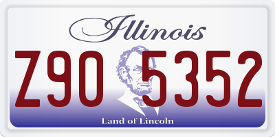 IL license plate Z905352