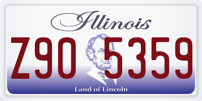 IL license plate Z905359
