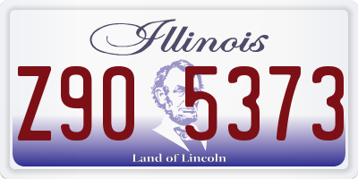 IL license plate Z905373