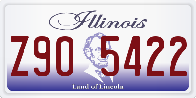IL license plate Z905422