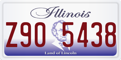 IL license plate Z905438