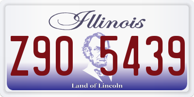 IL license plate Z905439