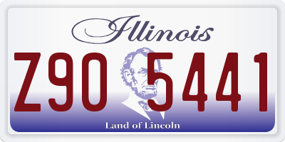 IL license plate Z905441