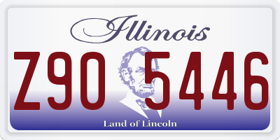 IL license plate Z905446