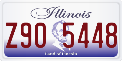 IL license plate Z905448