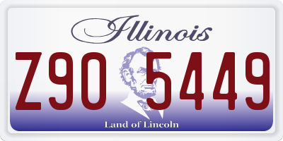 IL license plate Z905449