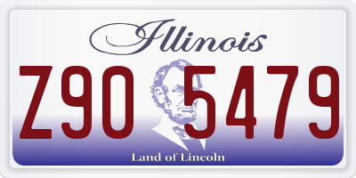 IL license plate Z905479