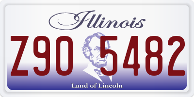 IL license plate Z905482