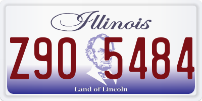 IL license plate Z905484