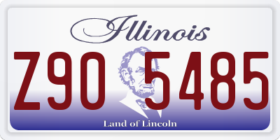 IL license plate Z905485