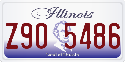 IL license plate Z905486