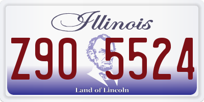 IL license plate Z905524