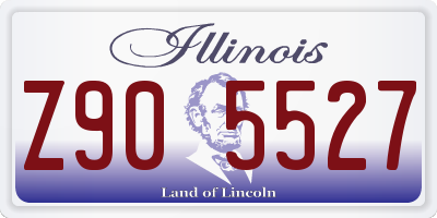 IL license plate Z905527
