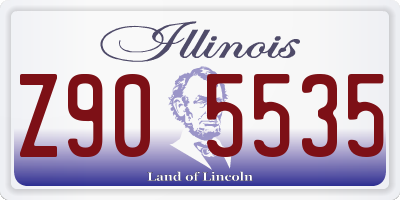 IL license plate Z905535