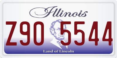 IL license plate Z905544