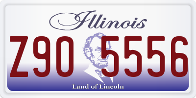 IL license plate Z905556