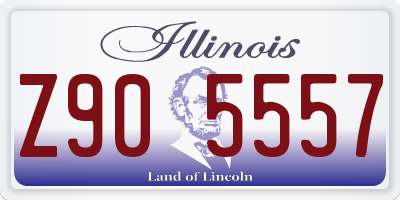 IL license plate Z905557