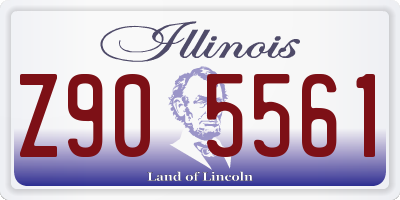 IL license plate Z905561