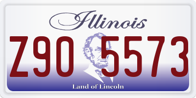 IL license plate Z905573