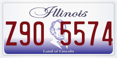 IL license plate Z905574