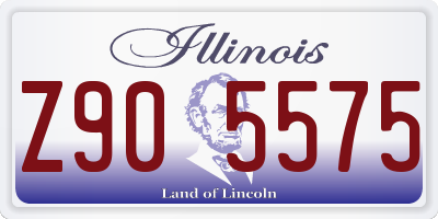 IL license plate Z905575