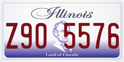 IL license plate Z905576