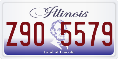 IL license plate Z905579