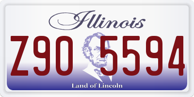 IL license plate Z905594