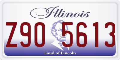 IL license plate Z905613
