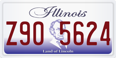 IL license plate Z905624
